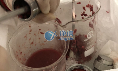 行星球磨機(jī)對(duì)大量豬心肌提取細(xì)胞器-線粒體研球磨實(shí)驗(yàn)效果